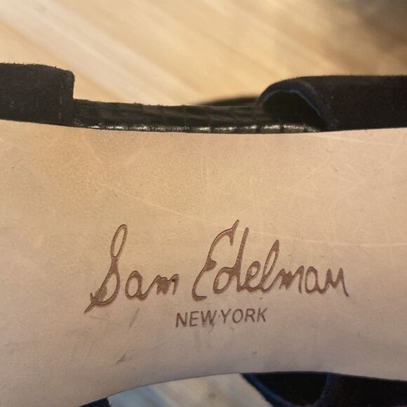 Suede leather Sam Edelman Heels 9 1/2 - Picture 6 of 8